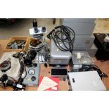 Zetopan large research microscope, by Reichert Austria, with instruction manual,