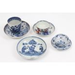 Collection of 18th century Chinese export teaware - including Imari palette tea bowl and saucer (7)
