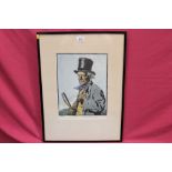 Joseph Simpson (1879 - 1939), signed limited edition lithograph - portrait of John Peel, 34 / 100,