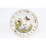 Late 19th century Herend dessert dish, being a copy of the famous Meissen Swan Service,