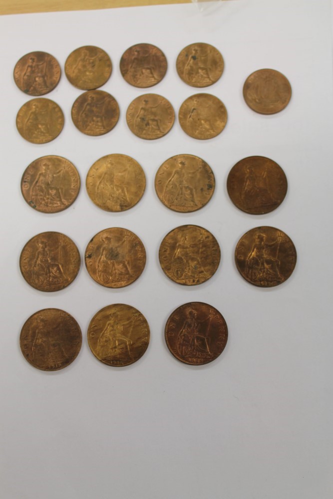 G.B. a group of George V and George VI Pennies (x 16) and Halfpennies (x 9) - various dates. - Image 2 of 9