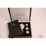 World - silver Crowns (x 11) housed in fitted wooden case 'The Official Coin Collection of HM Queen