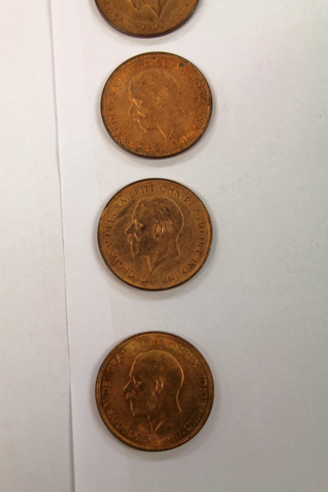 G.B. a group of George V and George VI Pennies (x 16) and Halfpennies (x 9) - various dates. - Image 5 of 9