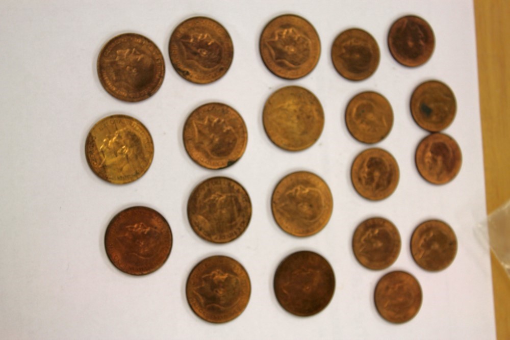 G.B. a group of George V and George VI Pennies (x 16) and Halfpennies (x 9) - various dates. - Image 9 of 9