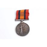 Queens South Africa medal with no clasps, named to H. Rumsby. A.B. H.M.S.