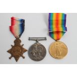 First World War 1914 - 1915 Star, named to F. 1537. J. P. Staddon. P.O.M. R.N.A.S.