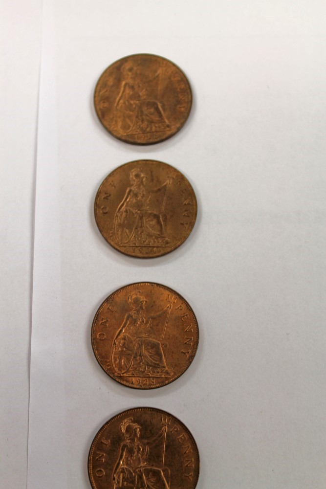 G.B. a group of George V and George VI Pennies (x 16) and Halfpennies (x 9) - various dates. - Image 4 of 9