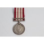 George VI Naval General Service medal with one clasp - Minesweeping 1945 - 1951, named to C / KX.