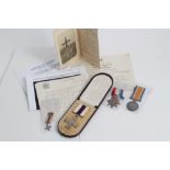 First World War Military Cross group - comprising George V Military Cross, unnamed as issued,