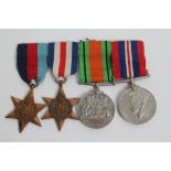 Second World War medal group - comprising 1939 - 1945 Star, France and Germany Star,