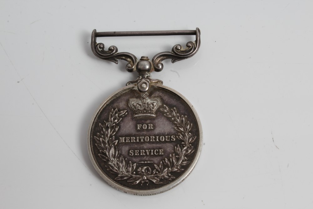 George V Army Meritorious Service medal, named to 56818 SJT. S. Gooch. B.15 / BDE: R.H.