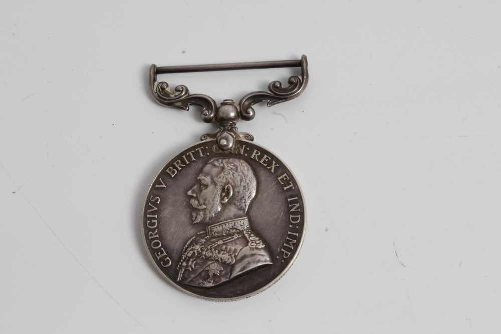 George V Army Meritorious Service medal, named to 56818 SJT. S. Gooch. B.15 / BDE: R.H. - Image 2 of 2