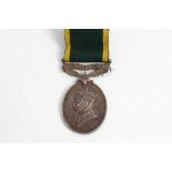 George VI Territorial Efficiency medal, named to 87076 SJT. W. F. Skeggs. R.