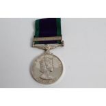 Elizabeth II General Service medal (post 1962 type) with one clasp - South Arabia,