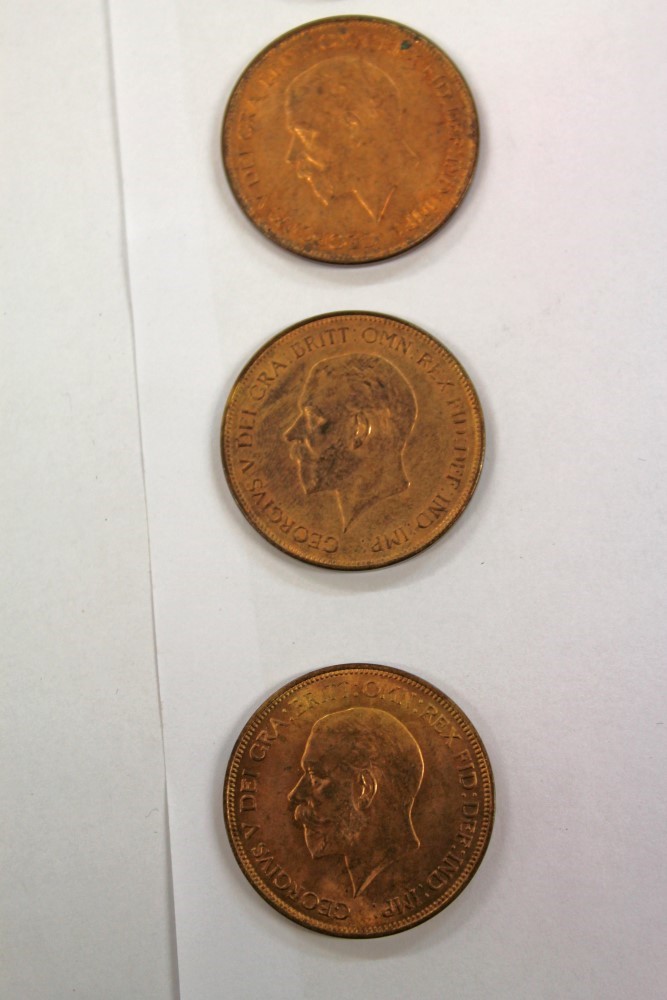 G.B. a group of George V and George VI Pennies (x 16) and Halfpennies (x 9) - various dates. - Image 7 of 9