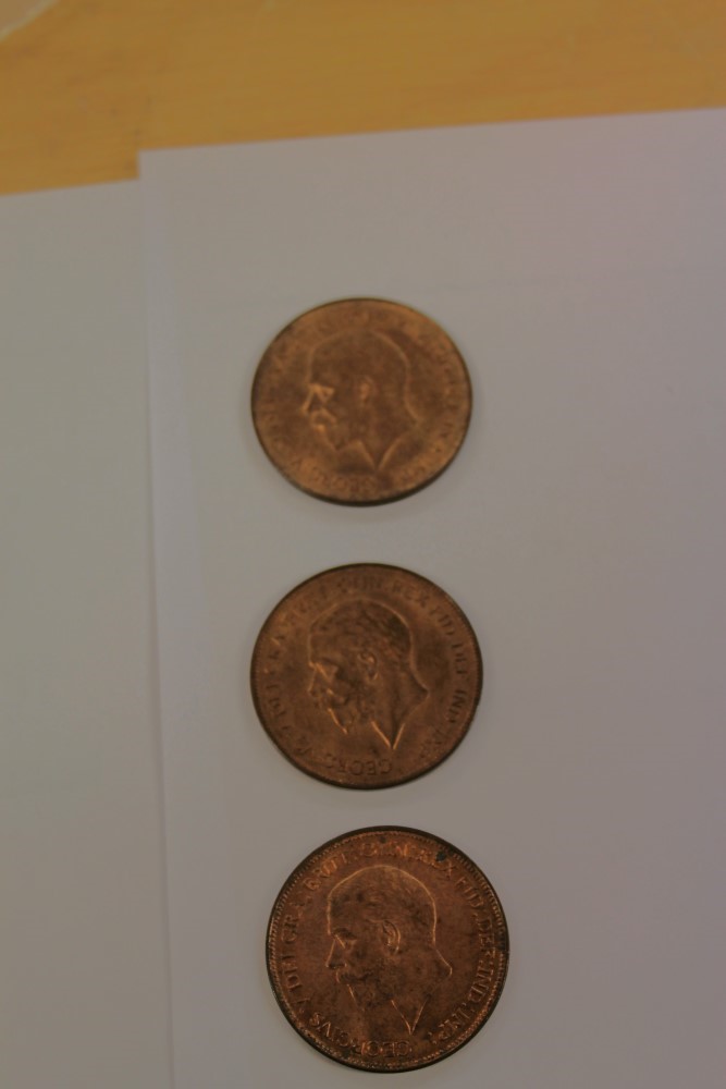 G.B. a group of George V and George VI Pennies (x 16) and Halfpennies (x 9) - various dates. - Image 6 of 9