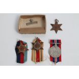Second World War medals - 1939 - 1945 Star, Atlantic Star,
