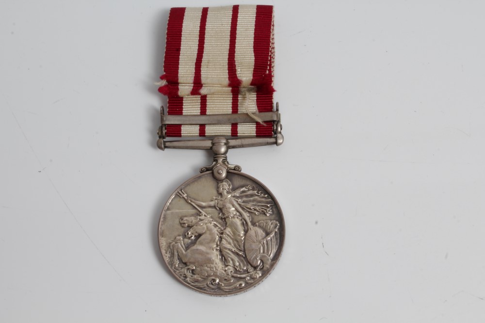 George VI Naval General Service medal with one clasp - Minesweeping 1945 - 1951, named to C / KX. - Image 2 of 2