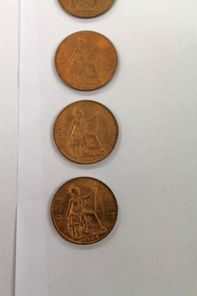 G.B. a group of George V and George VI Pennies (x 16) and Halfpennies (x 9) - various dates. - Image 3 of 9