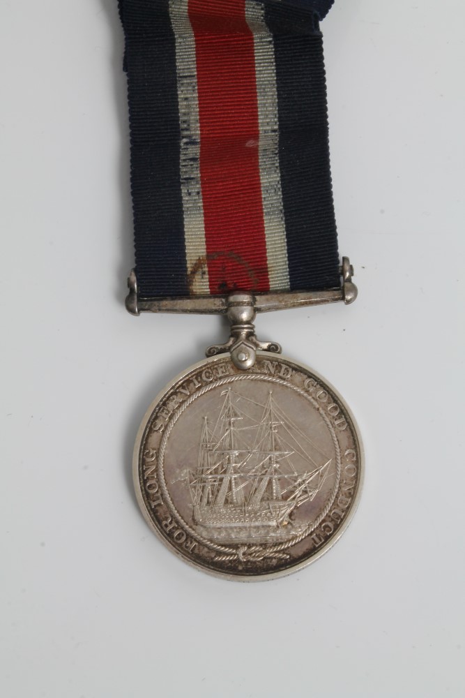 George V Royal Naval Long Service and Good Conduct medal, named to 179536 H. Boon. C.P.O. H.M.S. - Image 3 of 3