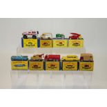 Matchbox selection of 1-75 early models (x 6), boxed , plus three later issues,