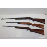 .177 calibre Slavia 618 rifled air rifle and one other unmarked, together with a .