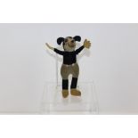 Mickey Mouse 1930s velvet toys black eyes,