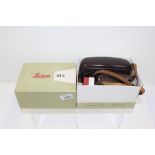 Leica M2 camera with 5mm Summicron lens, leather case,