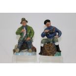 Two Royal Doulton figures - A Good Catch HN2258 and The Lobster Man HN2317