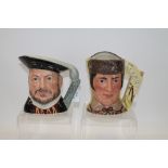 Royal Doulton limited edition double-sided character jug - The Battle of the Alamo Davy Crockett