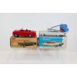 Model cars - Hillman Minx Convertible by Victory Industries and Cadillac (battery-operated) with