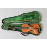 Late 19th century English full-size violin by Walter H Mayson, Newby Bridge, Windermere,