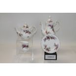 Royal Albert Lavender Rose tea and coffee service (40 pieces) CONDITION REPORT One