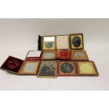 Collection of Victorian Daguerreotypes,