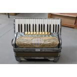 Hohner Granada II piano accordion with pearlescent finish,