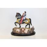 Michael Sutty limited edition bone china figure - Lancelot and Guinevere, no.