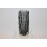 Whitefriars pewter bark vase, designed by Geoffrey Baxter, 19.