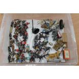 Selection of lead and diecast figures and models - including military stretcher bearers,