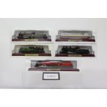 Railway - selection of Atlas editions locomotives and tenders, associated paperwork,