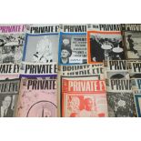 Private Eye magazine - British satirical and current affairs periodical, selection from 1962 - 1971,