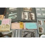 Mixed ephemera - including postcards in album, G.B.