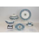 Extensive Wedgwood Florentine Turquoise tea,