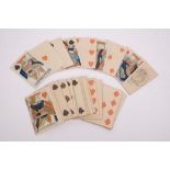 Rare George III full deck of playing cards,