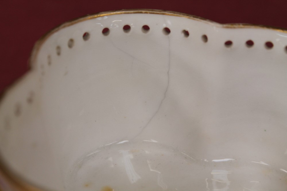 Victorian Royal Worcester yellow ground Aesthetic taste vase of Chinese tub form, - Image 4 of 4
