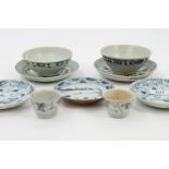 Collection of 18th / 19th century Chinese wreck cargo porcelain - including two Tek Sing bowls,