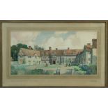 *Leonard Squirrell (1893 - 1979), watercolour - The Homestall, Sussex, signed and dated 1934,