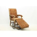 Late 19th / early 20th century wheelchair by Leveson & Sons, 90 New Oxford Street, W.C.