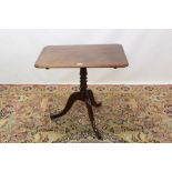 Regency mahogany rounded rectangular occasional table,