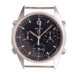 Gentlemen's British Military Seiko Chronograph Pilots wristwatch, circa 1990,