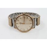 1970s gentlemen's Omega gold cased wristwatch with circular dial,